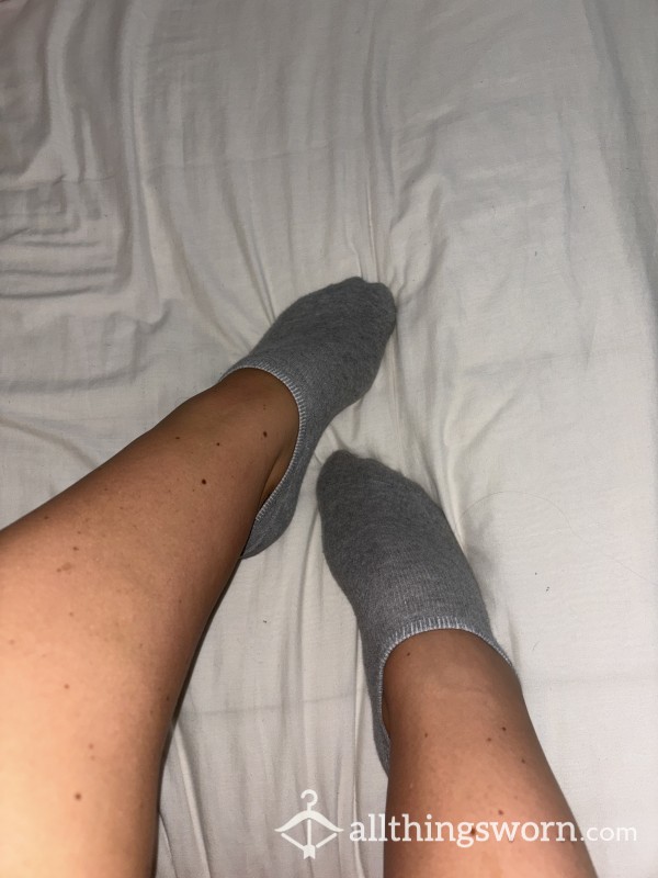 Well Worn Grey Socks