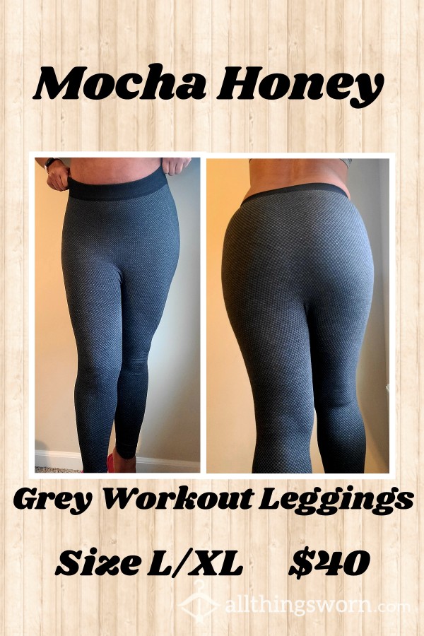 Well-worn Grey Workout Leggings