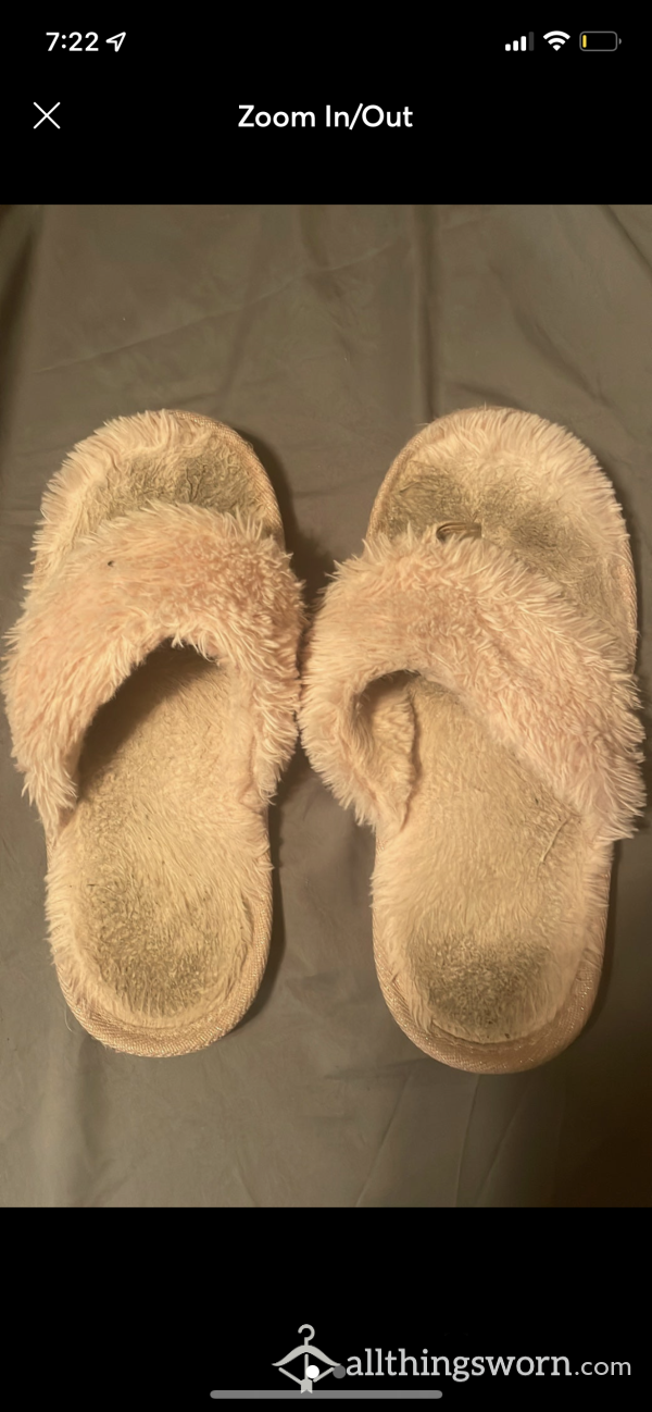 Well Worn House Slippers