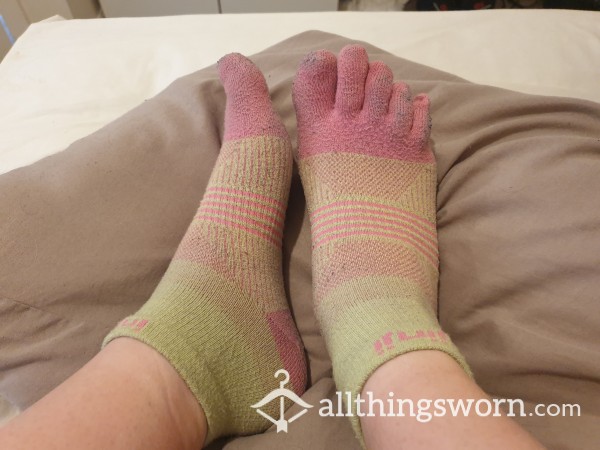 Well-worn Injinji Toe Socks