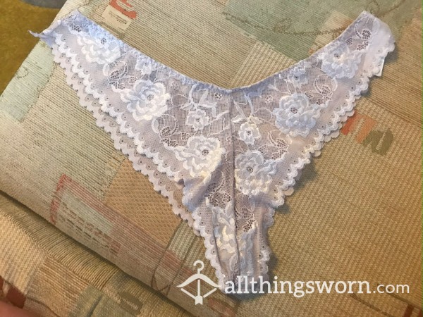 Well Worn Lacey Knickers, Size 14, Can Be Worn For As Long As You Want, Price Includes UK Inland Postage