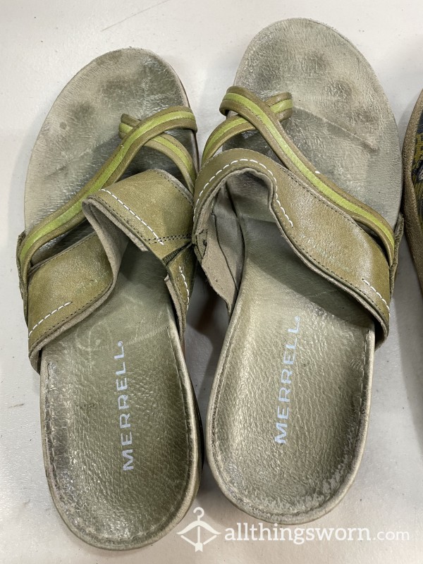 Well Worn Leather Sandals