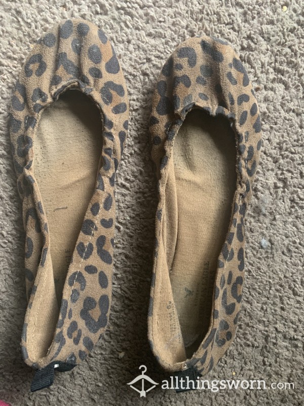 Well Worn Leopard Shoes