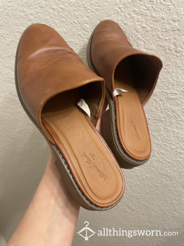 Well Worn Mules, Size 6