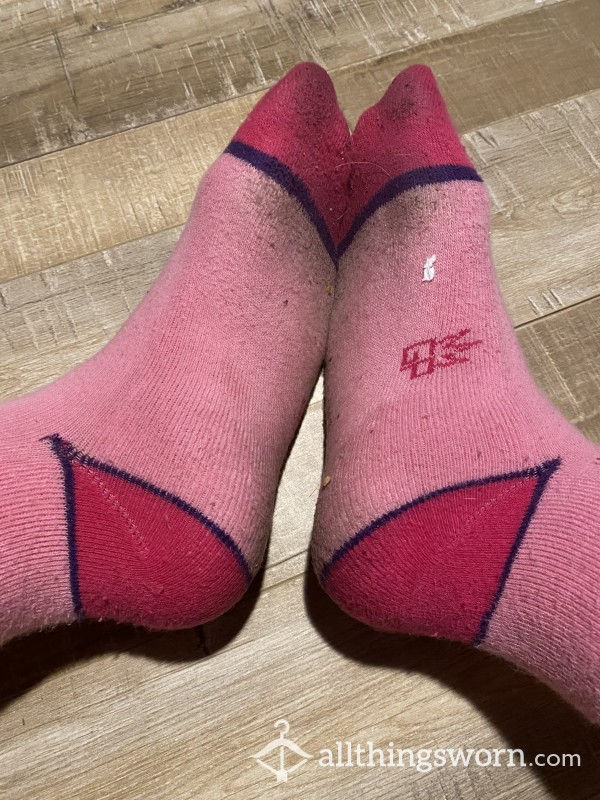 WELL-WORN Pink Tube Sock Tight Knee High Pink Cozy Novelty Socks