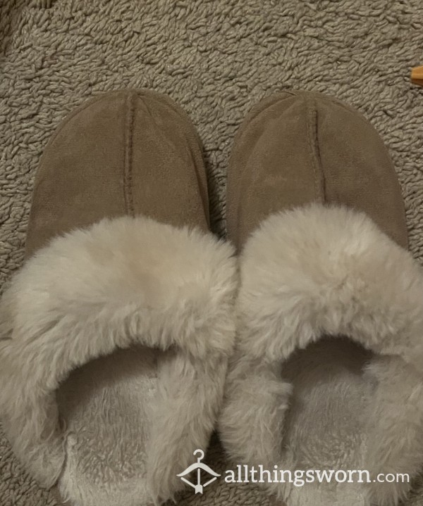 (SOLD) Well Worn Slippers