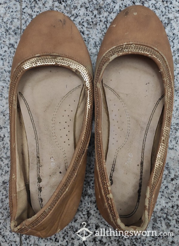 Sold! Well Worn Smelly Ballerina Shoes