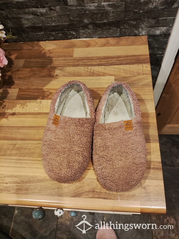 Well Worn, Smelly Dirty Slippers