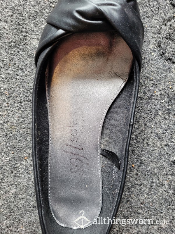 Well Worn Smelly Flat Shoes