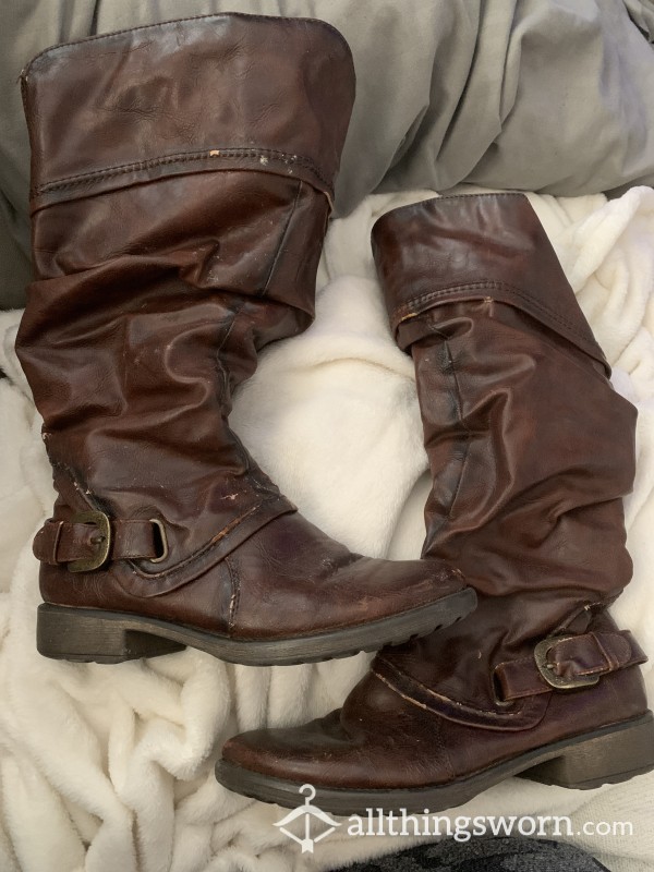Well Worn, Smelly Knee High Boots