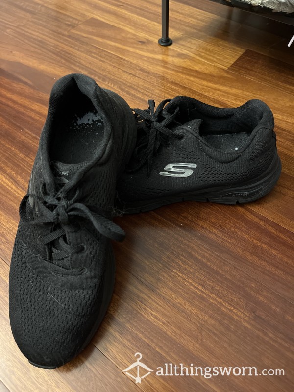 Well-Worn Smelly Work Shoes