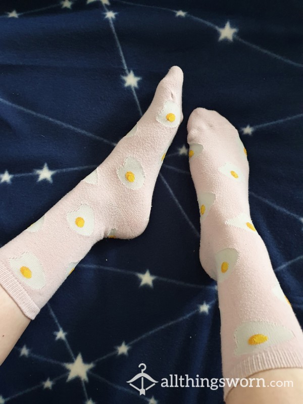 Sunny-side-up Egg Socks