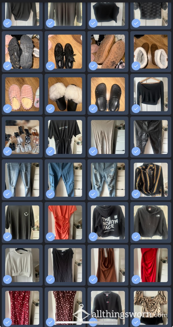 Well Worn Tracksuits/playsuits/dresses/shoes Ect  Free Google Drive Folder For You To View All The Clothes I Have For Sale