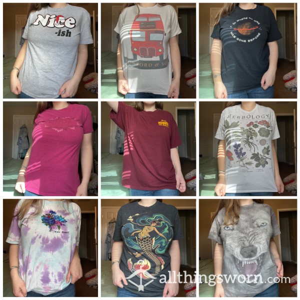 Your Pick Various Sizes Well Worn TShirts