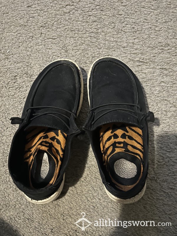Well Worn, Well Loved HeyDudes! Work Shoes