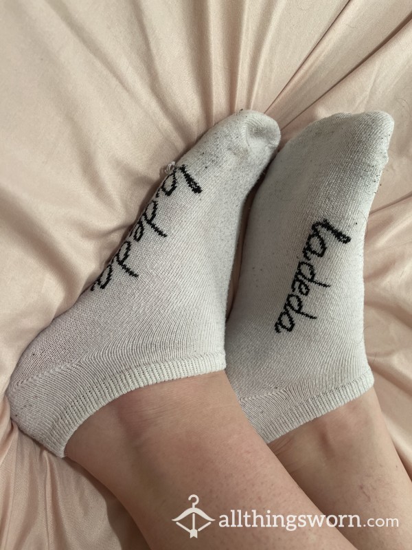 WELL WORN White Ankle Socks