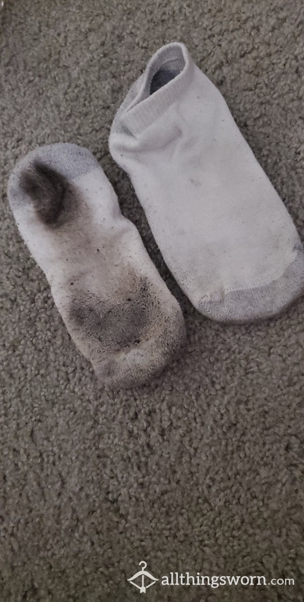 Well Worn White Socks!