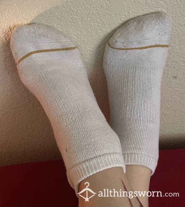 Well-worn White Work Socks