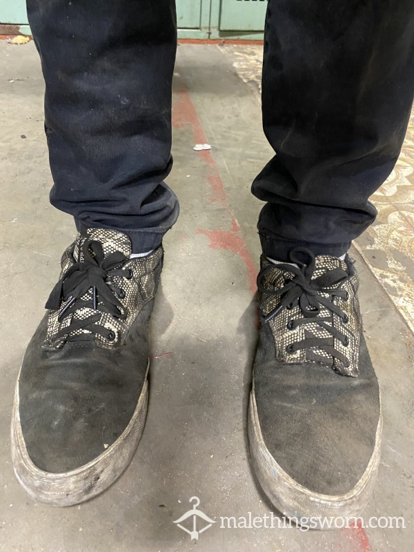 Well Worn Work Shoes