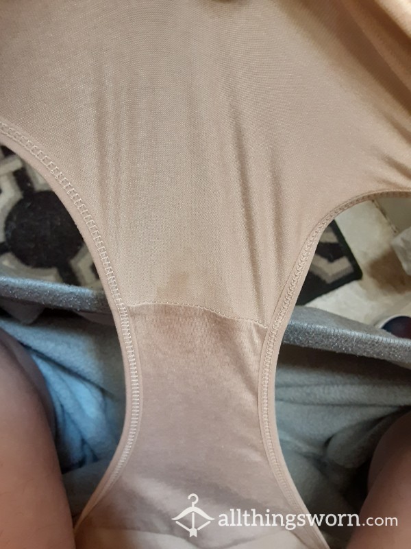 Wet 2xl Tan Soft Cotton Panties