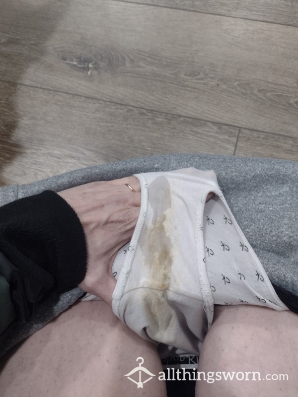 Wet Panties From His And Her Cum Post Sex