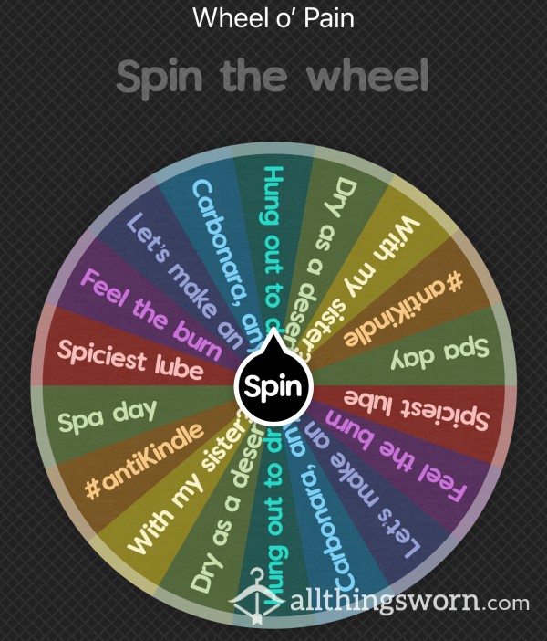 Wheel O’ Pain (Task Wheel)