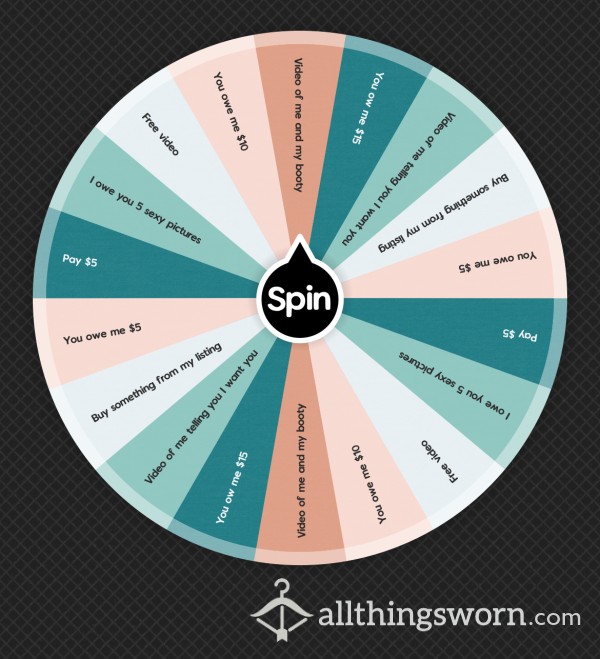 Wheel Of Fun… $5 A Spin