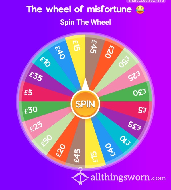 Wheel Of Mis-fortune For All You True Subbys Out There😜