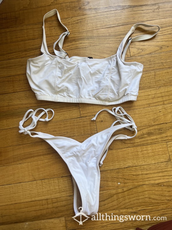 White 2 Piece Bikini Set