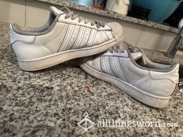 Well-worn White Sneakers