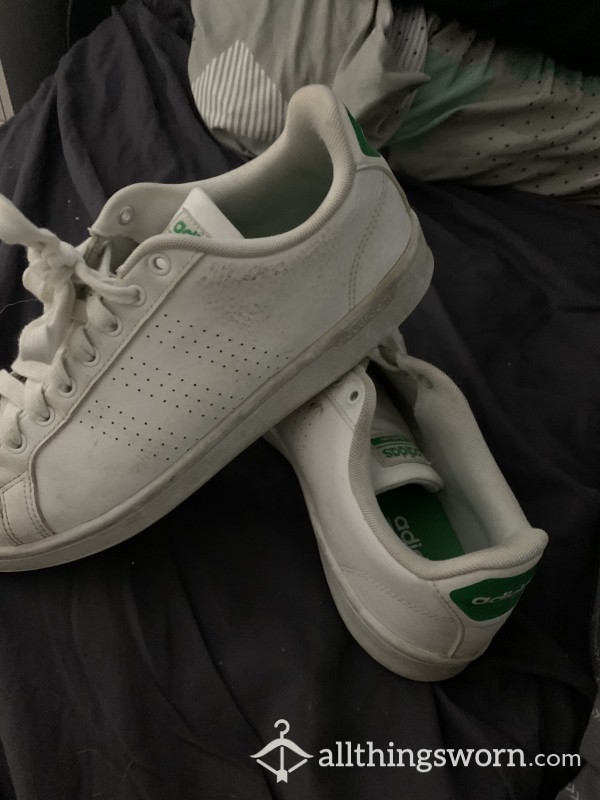 *SOLD* White And Green Adidas - SOLD