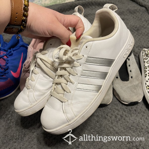 White And Silver Adidas