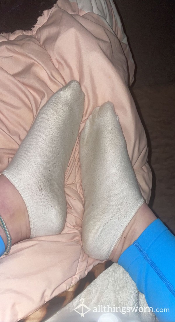 Delicious White Ankle Socks