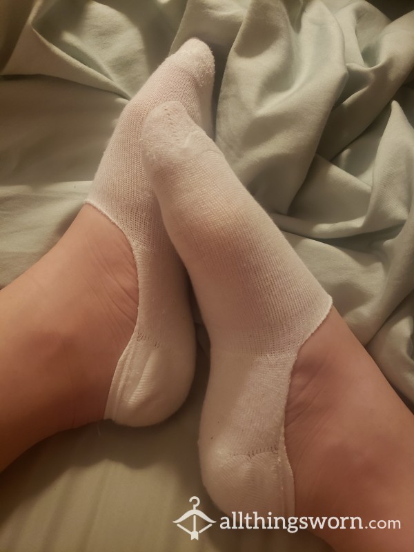 White Ped See-thru Ankle Socks 🥰