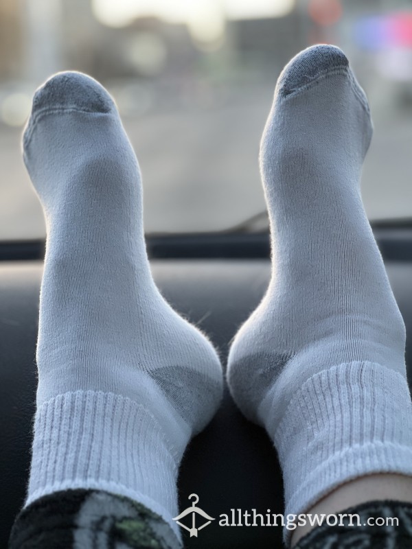 White Ankle Socks
