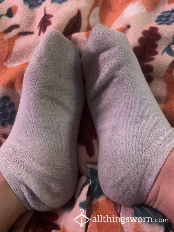 White Ankle Socks - 24 Hour Wear! 💕