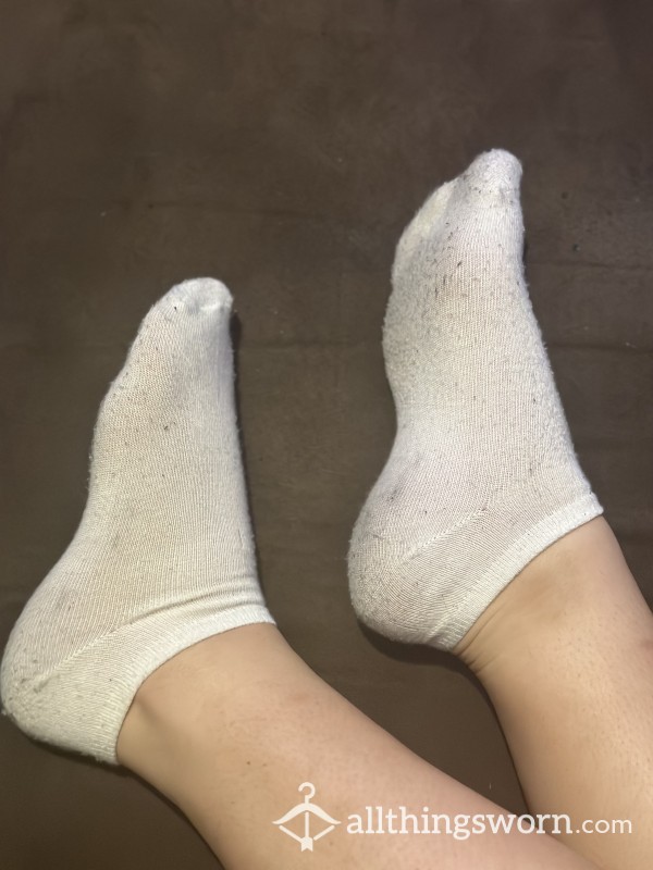 White Ankle Socks Worn To Your Liking