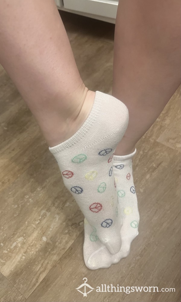 White Ankle Style Socks