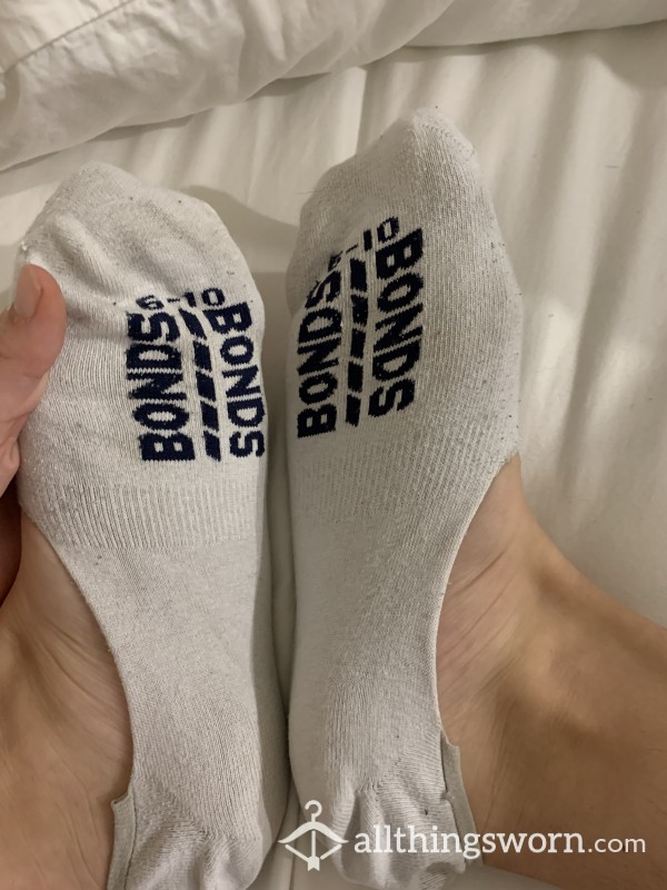White Bonds Smelly Work Sockettes 🤍 24hr Wear