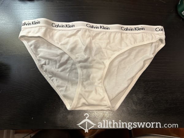 White Calvin Klein CK Bikini Style Panty