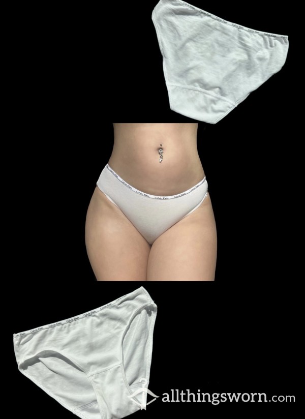 White Calvin Klein Panties 🤍