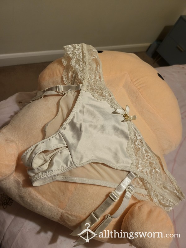 White Crotchless Panties