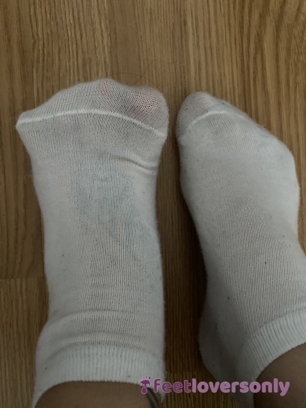 White Cutie Ankle Socks