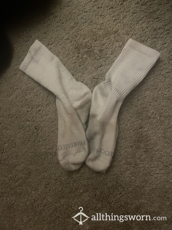 White Dirty Work Socks 🖤 - Size 5