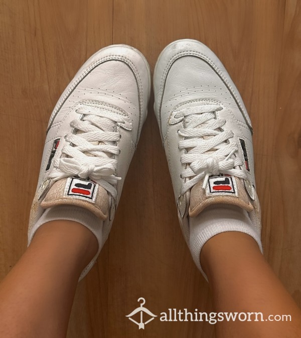 White Fila Sneakers