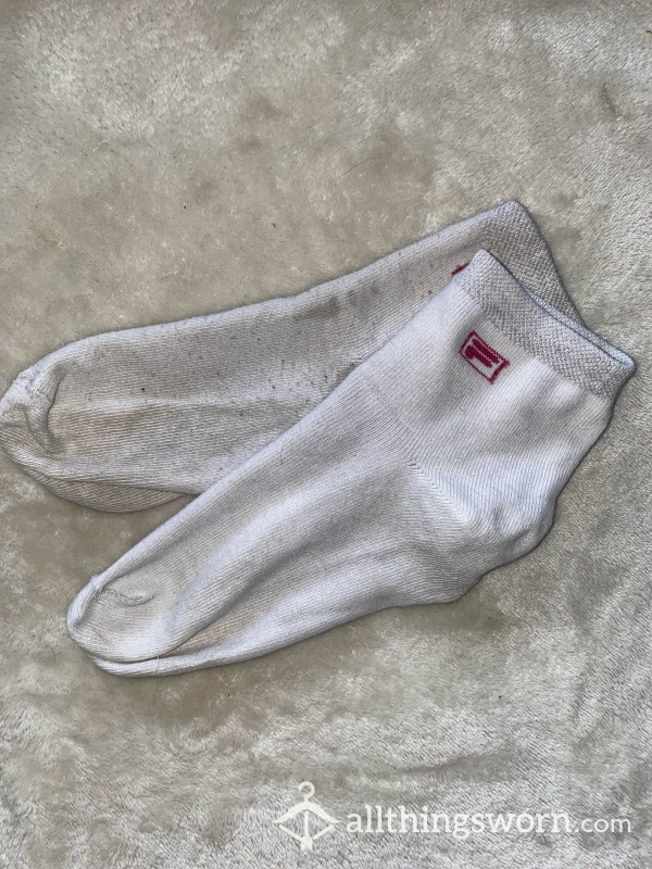 White Fila Socks