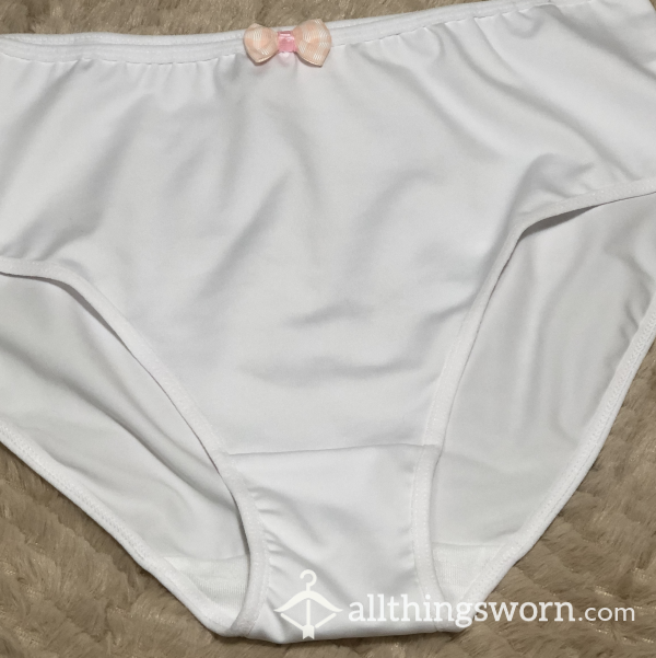 White Full Back Panties
