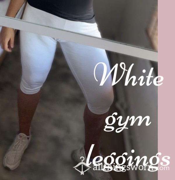 White Gym Leggings