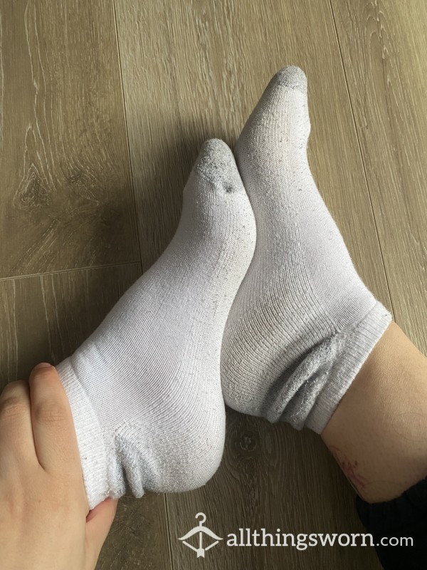 White Hanes Socks