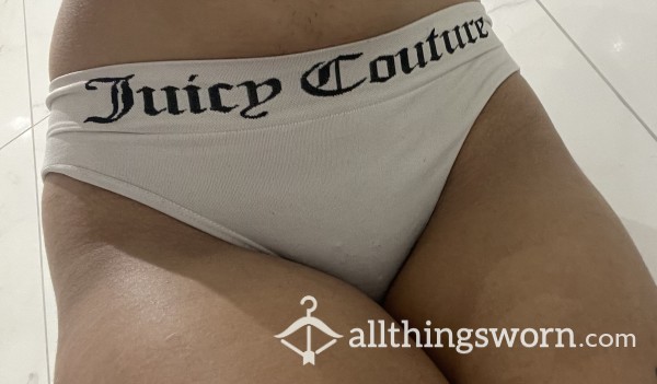 White Juicy Couture Panties